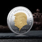 US Donald Trump Gold Commemorative Coin &#39;Second Presidential Term 2021-2025 IN GOD WE TRUST&#39; Collectible Decorative Coins 2017