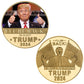 US Donald Trump Gold Commemorative Coin &#39;Second Presidential Term 2021-2025 IN GOD WE TRUST&#39; Collectible Decorative Coins 2017